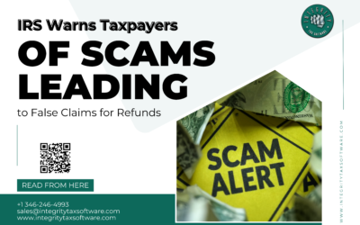 IRS Warns Taxpayers of Scams Leading to False Claims for Refunds